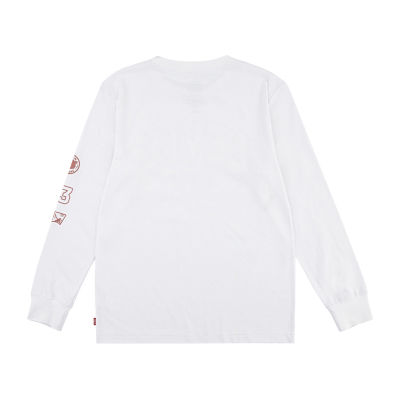 Levi's Big Boys Crew Neck Long Sleeve Graphic T-Shirt