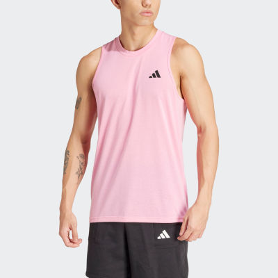 adidas Mens Crew Neck Sleeveless T-Shirt