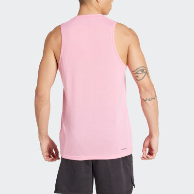 adidas Mens Crew Neck Sleeveless T-Shirt