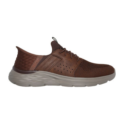 Skechers Hands Free Slip-Ins Garner Newick Mens Round Closed Toe Slip-On Shoe