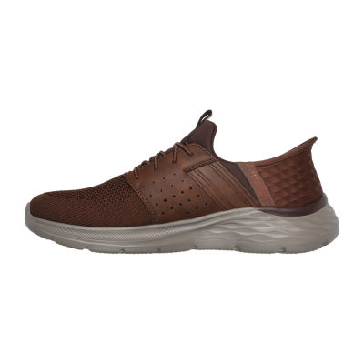 Skechers Hands Free Slip-Ins Garner Newick Mens Round Closed Toe Slip-On Shoe