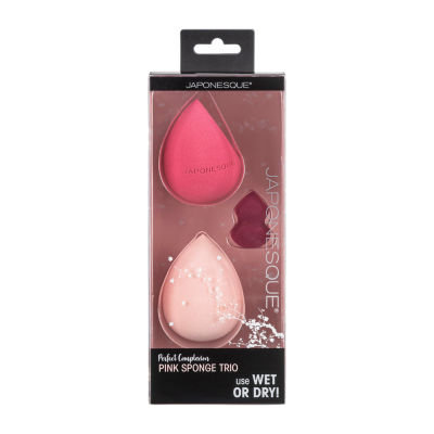 Japonesque Perfect Complexion Pink Sponge Trio