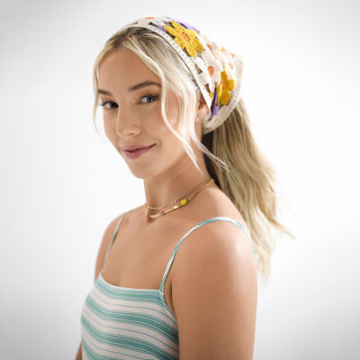 Arizona Floral Crochet Hair Scarf