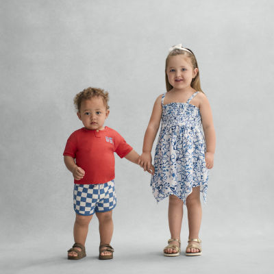 Okie Dokie Baby Boys 2-pc. Short Set
