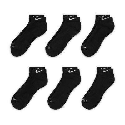 Nike Everyday Plus Cushioned Unisex Adult Breathable Multi-Pack 6 Pair Low Cut Socks