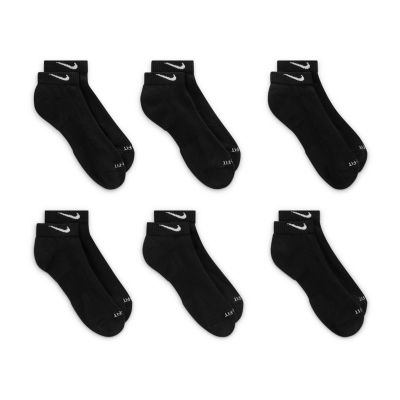 Nike Everyday Plus Cushioned Unisex Adult Breathable Multi-Pack 6 Pair Low Cut Socks