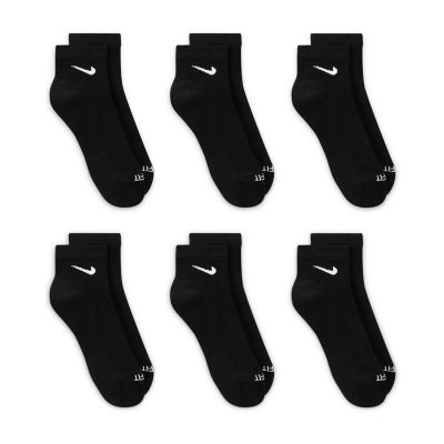 Nike Everyday Plus Cushioned 6 Pair Quarter Ankle Socks Unisex Adult