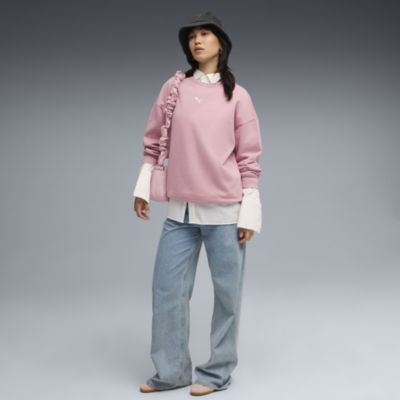 Puma Womens Essential Small Logo Crew Neck Sweatshirt