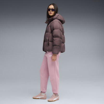 Puma Womens Mid Rise Cuffed Jogger Sweatpants