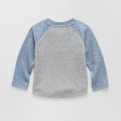 Okie Dokie Baby Boys Long Sleeve Regular Fit Henley Shirt