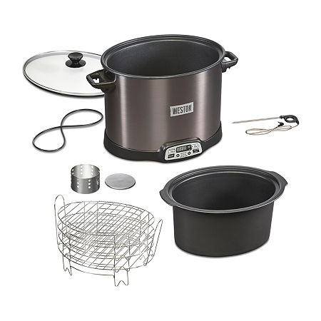 Weston 10 Qt Slow Cooker In Silver