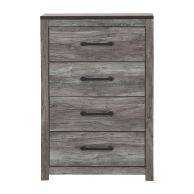 Signature Design by Ashley Bronyan 4-Drawer Chest in Dark Gray