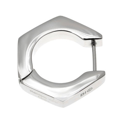 Mens Stainless Steel Huggie Hoop Earring