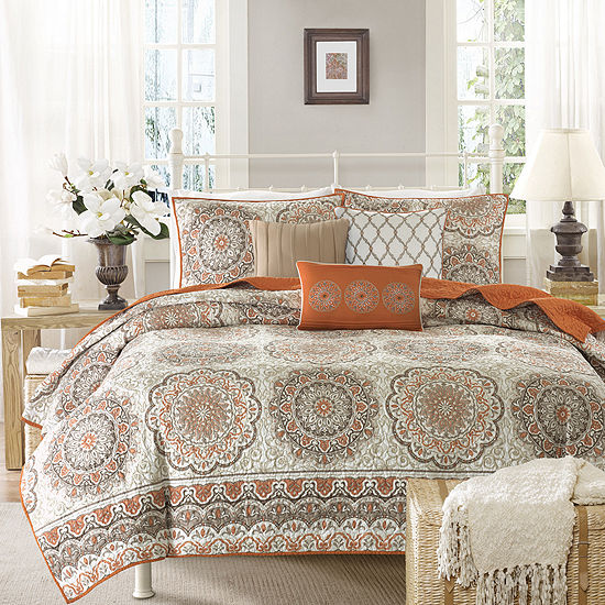 Madison Park Curtner 6-pc. Quilted Coverlet Set
