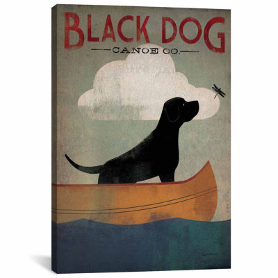 Icanvas Black Dog Canoe Co. I Canvas Art