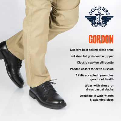 Dockers® Gordon Mens Cap-Toe Oxford Shoes