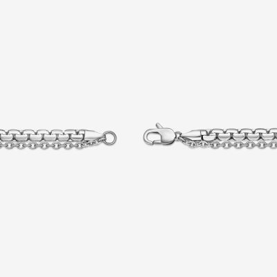 Stainless Steel Inch Solid Link Chain Necklace