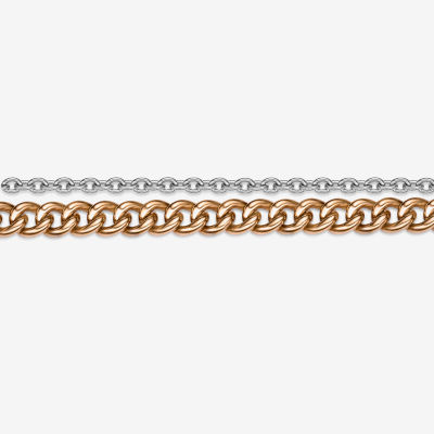 Stainless Steel Inch Solid Curb Chain Necklace