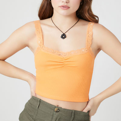 Forever 21 Printed Off The Shoulder Top Womens Short Sleeve Crop