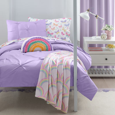 Under The Stars Pinch Pleated Complete Bedding Set with Sheets