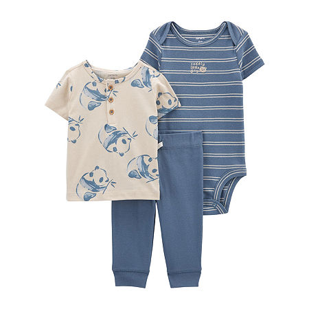 Carter's Baby Boys 3-pc. Pant Set, 6 Months, Blue