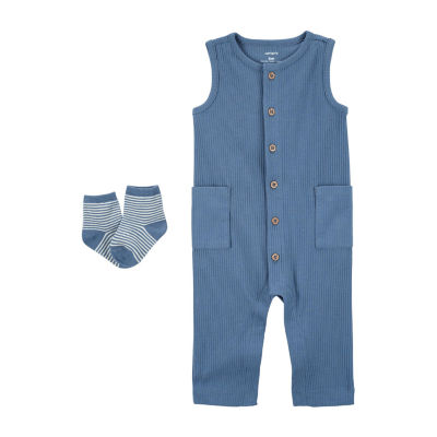 Carter's Baby Boys Sleeveless 2-pc. Jumpsuit