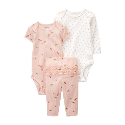 Carter's Baby Girls 3-pc. Pant Set