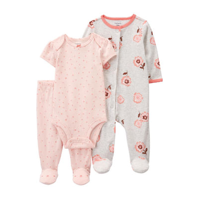 Carters baby girl 3 clearance piece set