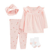 Carter's Infant Girls 2-Piece Bodysuit Pant Set - 1Q102110-6M
