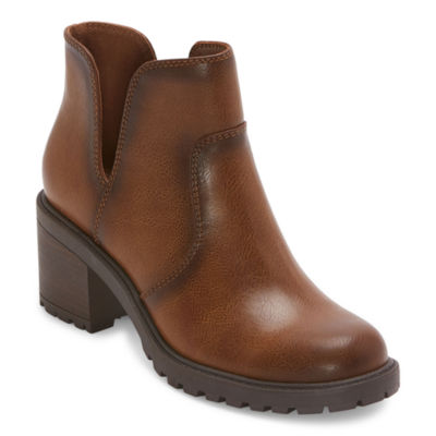 Frye and Co. Womens Amerie Stacked Heel Booties