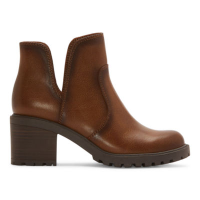 Frye and Co. Womens Amerie Stacked Heel Booties