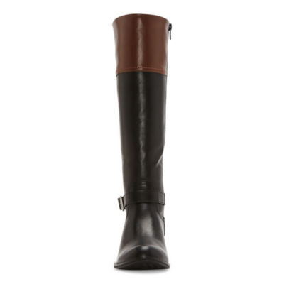 St. John's Bay Womens Danwood Block Heel Riding Boots