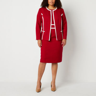 Black Label by Evan-Picone Womens Plus Sleeveless Sheath Dress