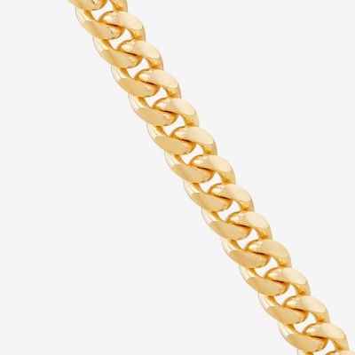 Unisex Adult 14K Gold 22 Inch Curb Chain Necklace