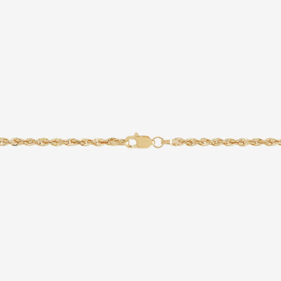 Solid 14K Gold Glitter Rope 18-30" 2.5mm Chain