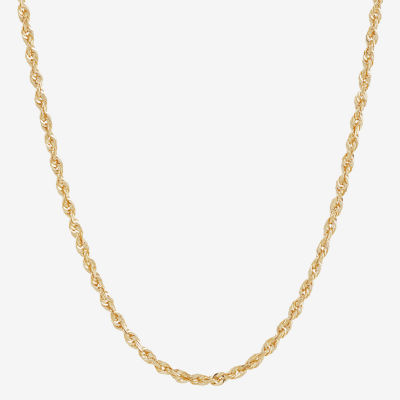 Solid 14K Gold Glitter Rope 18-30" 2.5mm Chain