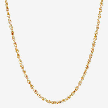Solid 14K Gold Glitter Rope 18-30 2.5mm Chain, Color: Gold - JCPenney