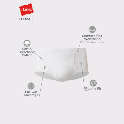 Hanes 6 Pack Briefs Big and Tall