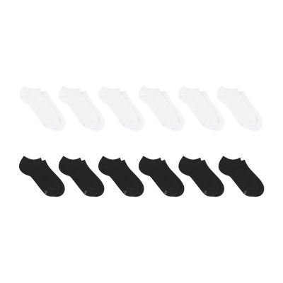 Hanes Lightweight Womens Multi-Pack 12 Pair Liner Socks