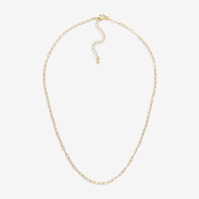 Mixit Hypoallergenic Gold Tone 18 Inch Link Chain Necklace