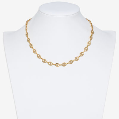 Mixit Hypoallergenic Gold Tone 16 Inch Box Chain Necklace