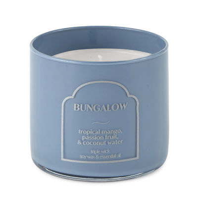 Distant Lands 14oz 3 Wick Bungalow Scented Jar Candle