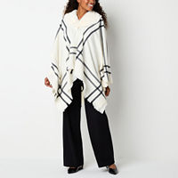 Liz Claiborne Fur Wrap Solid Wrap, One Size, Beige