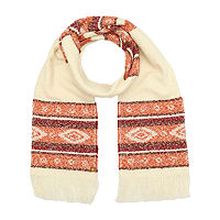 Frye and Co. Oblong Scarf, One Size, White