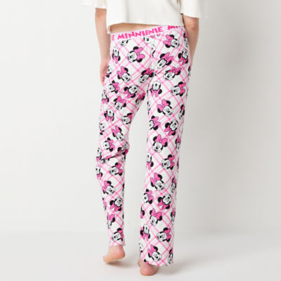 Disney Mjc Minnie Mouse Womens Juniors Pajama Pants