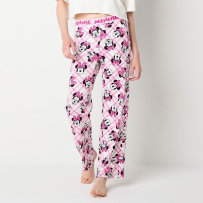 Disney Mjc Minnie Mouse Womens Juniors Pajama Pants