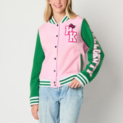 Hello Kitty And Frineds Varsity Fleece Lightweight Juniors Jacket