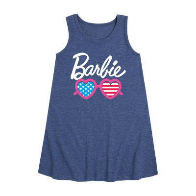Big Kid Girls Sleeveless Barbie A-Line Dress
