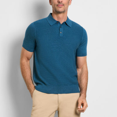 Van Heusen Mens Short Sleeve Pullover Sweater