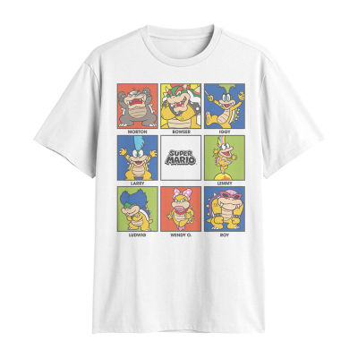 Mens Short Sleeve Super Mario Graphic T-Shirt